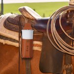 Regalo de cumpleaños para los amantes de los caballos en cuero PU con iniciales grabadas y personalizadas.