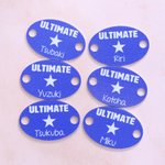 Breloque lacet de chaussure multicolore personnalisé avec nom Appréciation de l'équipe Cadeau de compétition pour l'équipe de cheerleaders
