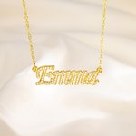 Personalizzato squisito Zircone nome Collana gioielli Dainty Compleanno Festa della Mamma Anniversario regalo per le donne