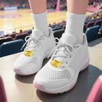 Breloque lacet de chaussure multicolore personnalisé avec nom Appréciation de l'équipe Cadeau de compétition pour l'équipe de cheerleaders