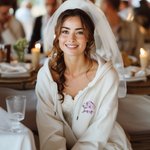 Personalised Just Married Mrs Mr Multicolour 100% Cotton Zip Up Hoodie with Name Wedding Bridal Shower Honeymoon Gift for Bride Groom Couple