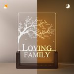 Spersonalizowana akrylowa lampka nocna LED Family Life Tree z 1-12 imionami Dekoracja domu Urodziny Dzień Matki Prezent świąteczny dla rodziny i dzieci