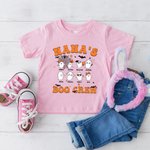 Personlig Boo Crew 1-10 Söta spöken Multicolor 100% bomull T-shirt för barn och vuxna med titel och namn Holiday Halloween Party Present för familj och barn