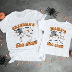 Personlig Boo Crew 1-10 Söta spöken Multicolor 100% bomull T-shirt för barn och vuxna med titel och namn Holiday Halloween Party Present för familj och barn
