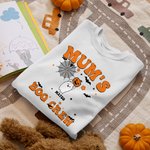 Personlig Boo Crew 1-10 Söta spöken Multicolor 100% bomull T-shirt för barn och vuxna med titel och namn Holiday Halloween Party Present för familj och barn