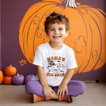 Personlig Boo Crew 1-10 Söta spöken Multicolor 100% bomull T-shirt för barn och vuxna med titel och namn Holiday Halloween Party Present för familj och barn