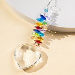 Personalized Love Crystal Ball Dog Cat Paw Print Window Hanging Suncatcher with Name Text and Year Home Decor Memorial Sympathy Gift for Loss of Pet