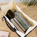 Sac à dos en toile multicolore avec bandoulière Anniversaire Journée des profs Cadeau d'appréciation pour les enseignants