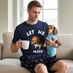 Henkilökohtainen Koira Kissa Kuva Lyhythihainen Pyjama Matching Shortsit Set Teksti Kesä Home Vaatteet Syntymäpäivälahja Miehet Lemmikkieläinten ystäville