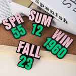 Personalisierte Acryl Sorority Pin Abzeichen mit Initiation Saison und Zahl Rekrutierung griechische Woche Sitzung Stolz Geschenk für Sorors
