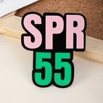 Personalisierte Acryl Sorority Pin Abzeichen mit Initiation Saison und Zahl Rekrutierung griechische Woche Sitzung Stolz Geschenk für Sorors