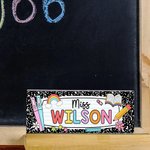 Borrador de pizarra personalizado con 2 rotuladores para pizarra blanca Material escolar Día del profesor Regalo de vuelta al cole para educadores