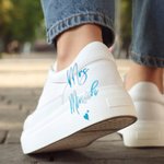 Personalized Waterproof Mrs. Heart Wedding Shoes Stickers with Text and Date High Heel Decal Wedding Anniversary Gift for Bride Bridesmaids
