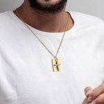 Gepersonaliseerde Geboortesteen Kruis Psalm Bijbel Vers Ketting Sierlijke Sieraden Verjaardag Religieus Doopcadeau voor Vrouwen Christenen Kinderen