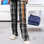 Pantalon de pyjama en flanelle avec nom et numéro de sport Cadeau d'anniversaire pour couples Amoureux du sport