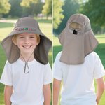 Personalized Breathable Kid Bucket Sun Hat with Name Summer Accessories Birthday Holiday Gift for Boys Girls