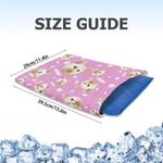 Personalizzato pesce osso zampa stampa viso foto animale domestico copertura tappetini di raffreddamento con nome Pet Supplies Estate nuovo animale domestico regalo per i proprietari di animali domest