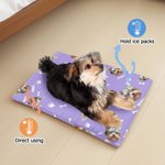 Personalizzato pesce osso zampa stampa viso foto animale domestico copertura tappetini di raffreddamento con nome Pet Supplies Estate nuovo animale domestico regalo per i proprietari di animali domest