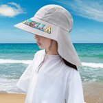 Personalized Breathable Kid Bucket Sun Hat with Name Summer Accessories Birthday Holiday Gift for Boys Girls