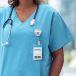 Personalizada Orden de Dibujar Tubos de Laboratorio Corazón Agitador Insignia retráctil Carrete con Nombre Apreciación Cumpleaños Regalo para Enfermera Trabajador de la Salud