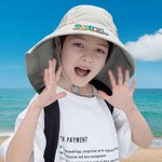 Personalized Breathable Kid Bucket Sun Hat with Name Summer Accessories Birthday Holiday Gift for Boys Girls