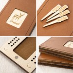 Personalized Wildlife US State Portable Cribbage Board with Wooden Pegs and Name Travel Camping Birthday Gift for Cribbage Lovers