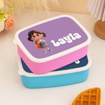 Boîte à lunch personnalisée avec nom pour la rentrée scolaire Cadeau d'anniversaire pour les enfants