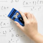 Personalisierte Cartoon Lehrer Charakter Blackboard Whiteboard Kreide Radiergummi Reiniger mit 2 Whiteboard-Marker Teacher's Day Geschenk für Lehrer Pädagogen