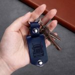 Personalised Drive Safe I Lorrying Love You Car Design Photo PU Leather Keychain with Engraved Name Birthday Anniversary Gift for Car Owners