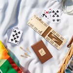 Personalized Wildlife US State Portable Cribbage Board with Wooden Pegs and Name Travel Camping Birthday Gift for Cribbage Lovers
