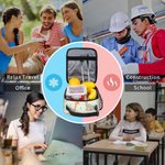 Henkilökohtainen värikäs sarjakuva kuvio suunnittelu monivärinen eristetty lounas laukku nimi päivittäin Travel takaisin kouluun syntymäpäivälahja pojille tytöille