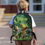 Personalised Cartoon Dinosaur Fantasy Unicorn Backpack Lunch Bag Pencil Case Set with Name Back to School Birthday Gift for Boys Girls