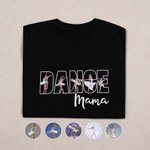 Personalised 5 Photos Collage Dance Mom Cheer T-shirt Sweatshirt Hoodie with Title Birthday Team Gift for Dance Lover Women
