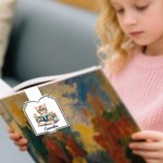 Gepersonaliseerde Schattige Dieren Magnetische Bladwijzer Clip met Naam Lezen Stationery Supplies Terug naar School Gift voor Book Lovers Bookworms