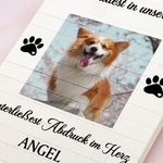 Personalisiertes Foto-Puzzle mit Ihrem Namen und Text | Klemmbaustein | Schreibtischdeko | Geburtstag Jahrestag Erinnerung Geschenk für Tierliebhaber