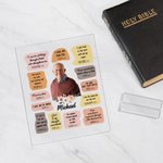 Spersonalizowana tablica akrylowa ze zdjęciem chrześcijańskiej Biblii Urodziny Ukończenie studiów Podziękowanie Prezent dla chrześcijan