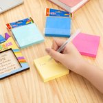 Personalized Crayon Rainbow Text and Grade Wood Sticky Note Holder with Sticky Notes Back to School Appreciation Gift for Teachers