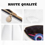Trousse à Crayons Personnalisée avec Nom Style Floral Danois Fournitures de Bureau Cadeau Rentrée Scolaire pour Enfant Étudiant