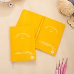 Personalized Yarn Balls 2026 Calendar A5 Journal with Text and Project Planning Page Crocheting Storage Accessories Birthday Gift for Knitting Lovers