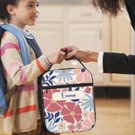 Sac Repas Isotherme Multicolore Personnalisé avec Nom Motif Dessin Animé Cadeau d'Anniversaire Rentrée Scolaire pour Garçons Filles