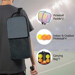 Gepersonaliseerd Multicolor Woordwolk Pickleball Peddel met Naam Verjaardag Verjaardag Competitie Dag Cadeau voor Sport Fan Pickleball Speler Liefhebber