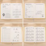 Personalized Yarn Balls 2026 Calendar A5 Journal with Text and Project Planning Page Crocheting Storage Accessories Birthday Gift for Knitting Lovers