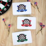 Personalisierte Dartscheibe Sprühfarbe Darts Zubehör Organizer mit Text Geburtstagsgeschenk für Dartspieler