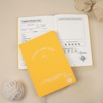 Personalized Yarn Balls 2026 Calendar A5 Journal with Text and Project Planning Page Crocheting Storage Accessories Birthday Gift for Knitting Lovers