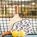 Henkilökohtainen kasvokuva Vedenpitävä Pickleball-mela kansi koukulla Äidin isänpäivä syntymäpäivälahja isälle Äiti isovanhempi Pickleball pelaaja