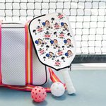 Henkilökohtainen kasvokuva Vedenpitävä Pickleball-mela kansi koukulla Äidin isänpäivä syntymäpäivälahja isälle Äiti isovanhempi Pickleball pelaaja