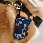 Personalisierte Farbe niedlichen Pfote drucken Hund Poop Aufbewahrungstasche mit Namen Haustier liefert Geburtstagsgeschenk für Hundehalter