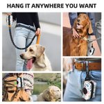 Personalisierte Farbe niedlichen Pfote drucken Hund Poop Aufbewahrungstasche mit Namen Haustier liefert Geburtstagsgeschenk für Hundehalter