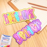 Personalized Flower Heart Bright Coloured Letter Whiteboard Magnet with Text Daily Teaching Tool Back to School Gift for Teachers