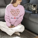 Personalized Funny Lover Face Photo Couple T-shirt Sweatshirt with Name Romantic Anniversary Birthday Gift for Him Her
